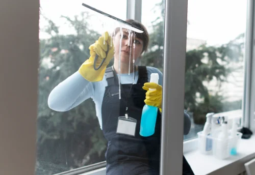 Nettoyage de vitres intérieures et extérieures à Falleron